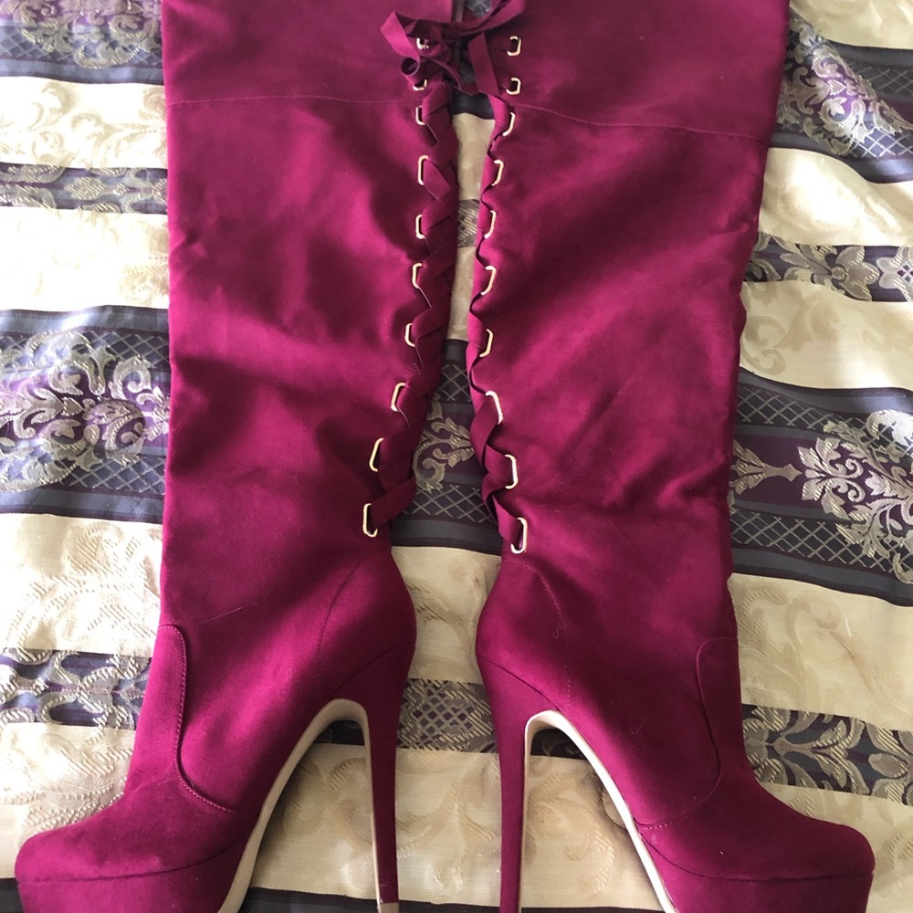 Knee high boots